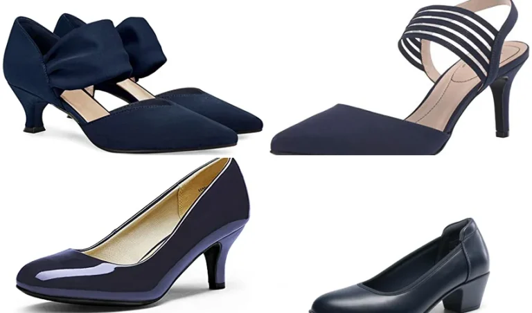 best color shoe for navy dress