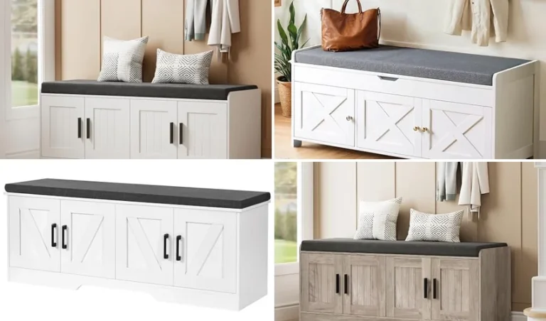 best entryway bench with shoe storage