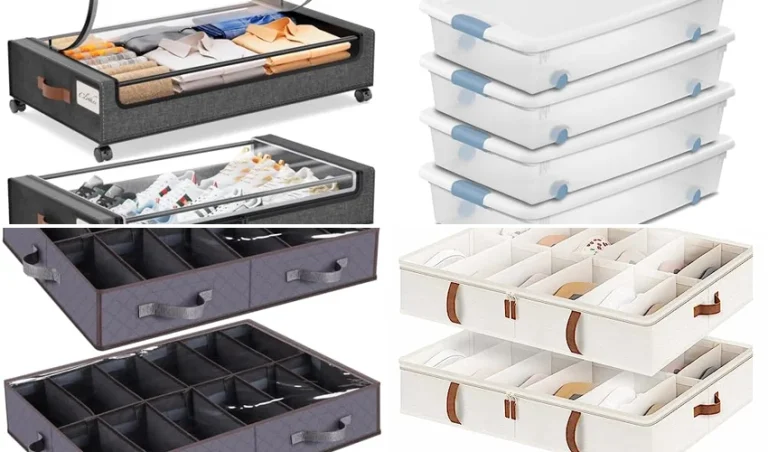 best under bed shoe storage